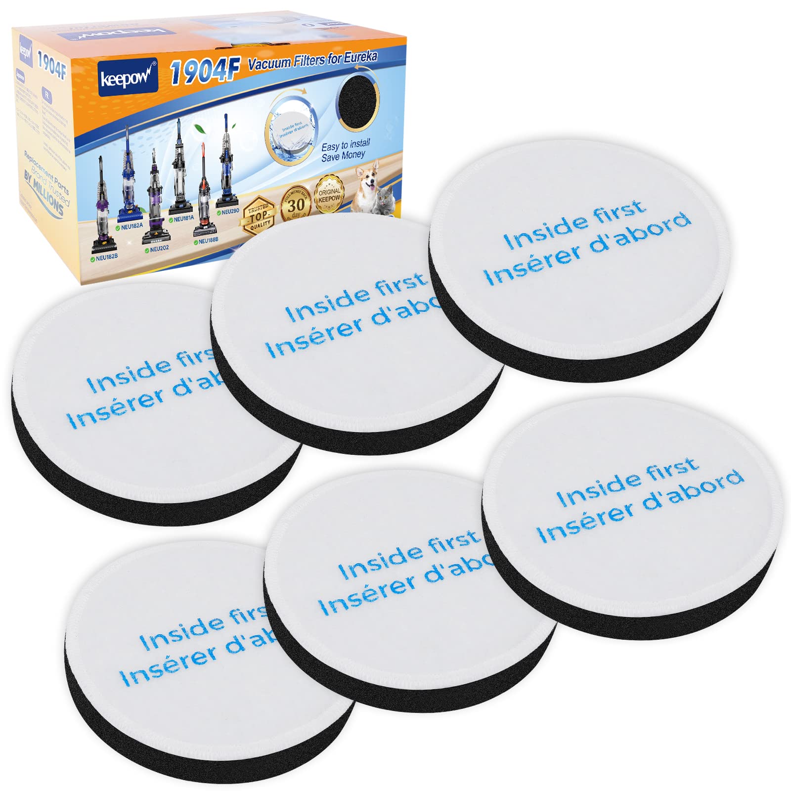 Amazon.com - KEEPOW Vacuum Filter Replacement Compatible With